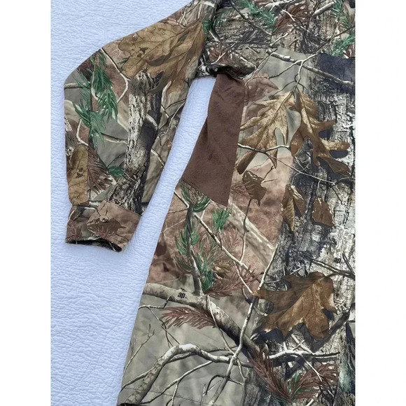 RedHead Long Sleeve Button Down Oak Vented Hunting Shirts Camo Brown Sz XL - Picture 6 of 12